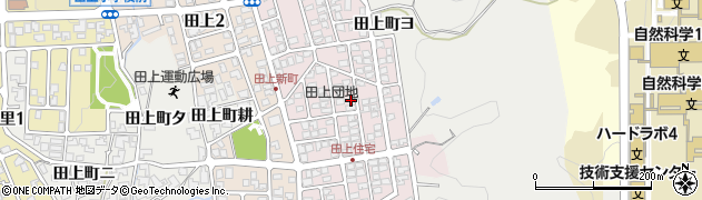 石川県金沢市田上新町155周辺の地図