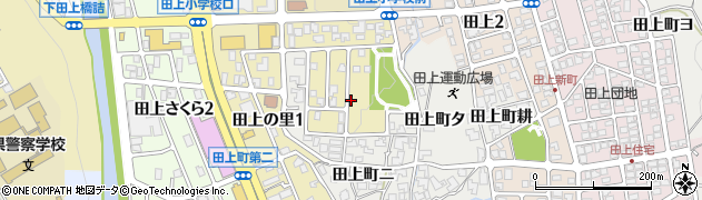 石川県金沢市田上町（西）周辺の地図