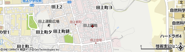 石川県金沢市田上新町139周辺の地図