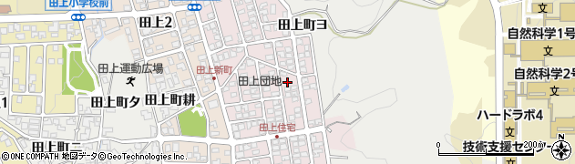 石川県金沢市田上新町162周辺の地図