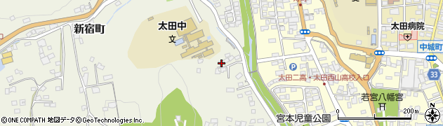 茨城県常陸太田市新宿町378周辺の地図