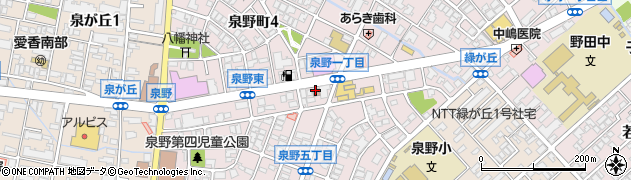 金沢泉野町郵便局 ＡＴＭ周辺の地図