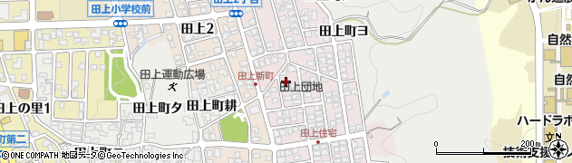 石川県金沢市田上新町124周辺の地図