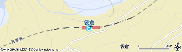 群馬県吾妻郡嬬恋村周辺の地図