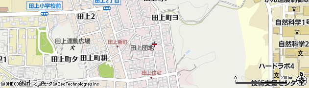 石川県金沢市田上新町160周辺の地図