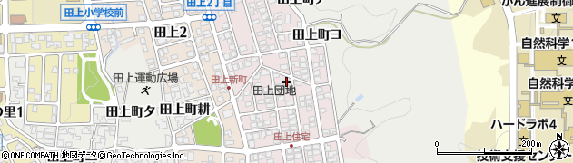 石川県金沢市田上新町158周辺の地図