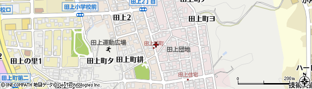 石川県金沢市田上新町117周辺の地図