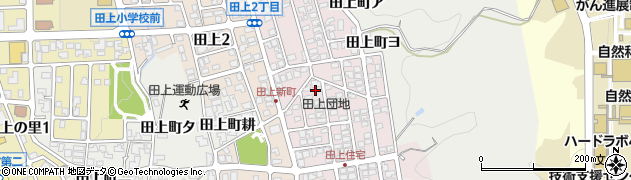 石川県金沢市田上新町134周辺の地図