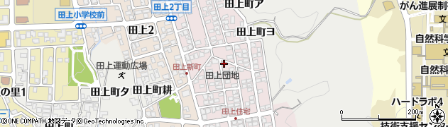 石川県金沢市田上新町136周辺の地図