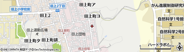 石川県金沢市田上新町256周辺の地図