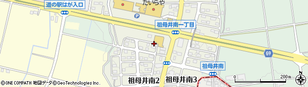 栃木県芳賀郡芳賀町祖母井南周辺の地図