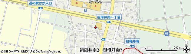 栃木県芳賀町（芳賀郡）祖母井南周辺の地図