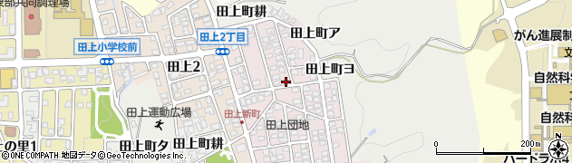 石川県金沢市田上新町319周辺の地図
