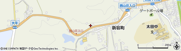 茨城県常陸太田市新宿町594周辺の地図