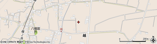 長野県長野市篠ノ井塩崎（越）周辺の地図