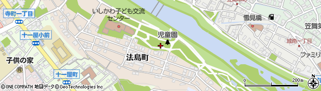 石川県金沢市法島町周辺の地図