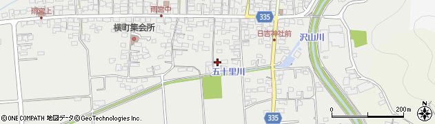長野県千曲市雨宮193周辺の地図