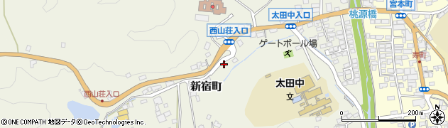 茨城県常陸太田市新宿町613周辺の地図