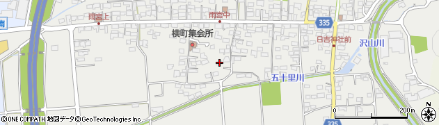 長野県千曲市雨宮169周辺の地図