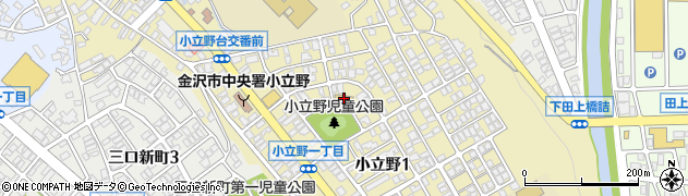 上野保育園周辺の地図