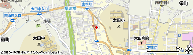 茨城県常陸太田市宮本町321周辺の地図