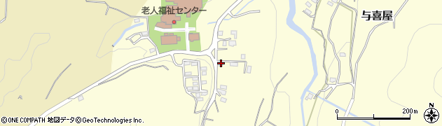 群馬県吾妻郡長野原町与喜屋1583周辺の地図