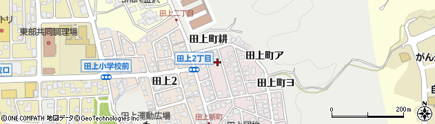 石川県金沢市田上新町302周辺の地図
