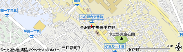 フィットアカデミー　金沢・小立野校周辺の地図