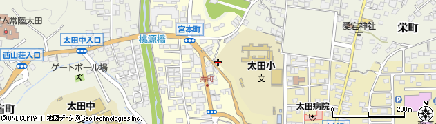 茨城県常陸太田市宮本町317周辺の地図