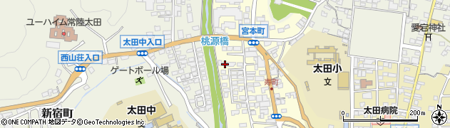茨城県常陸太田市宮本町402周辺の地図