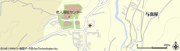 群馬県吾妻郡長野原町与喜屋1585周辺の地図