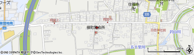 長野県千曲市雨宮159周辺の地図