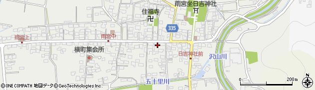 長野県千曲市雨宮201周辺の地図