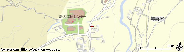 群馬県吾妻郡長野原町与喜屋1598周辺の地図