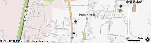 栃木県鹿沼市上殿町88周辺の地図