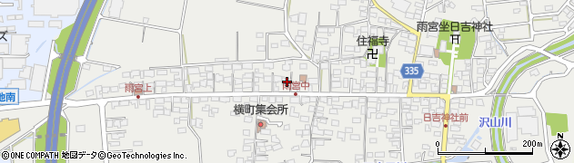 長野県千曲市雨宮100周辺の地図
