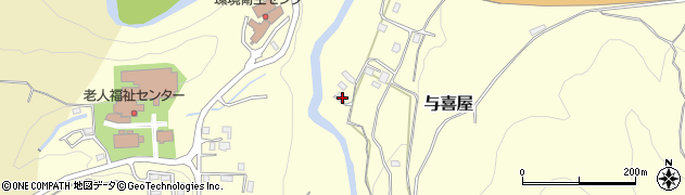 群馬県吾妻郡長野原町与喜屋321周辺の地図
