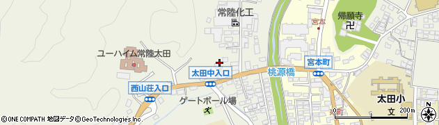 茨城県常陸太田市新宿町650周辺の地図