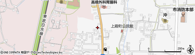 栃木県鹿沼市上殿町292周辺の地図
