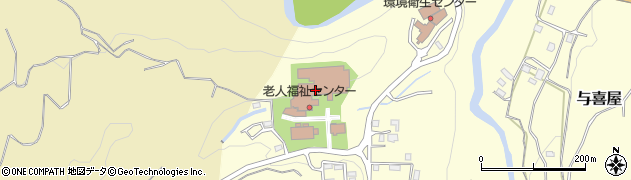 長野原町　在宅介護支援センター周辺の地図