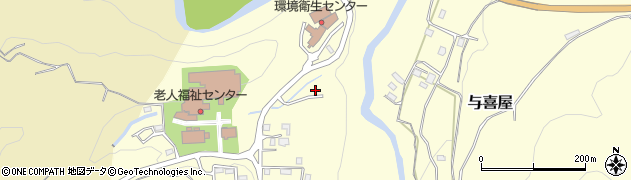 群馬県吾妻郡長野原町与喜屋1595周辺の地図