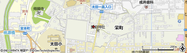 常陸太田栄町郵便局 ＡＴＭ周辺の地図