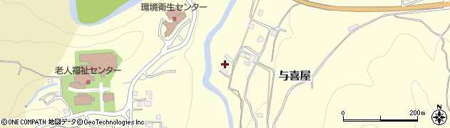 群馬県吾妻郡長野原町与喜屋320周辺の地図