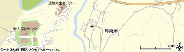 群馬県吾妻郡長野原町与喜屋325周辺の地図