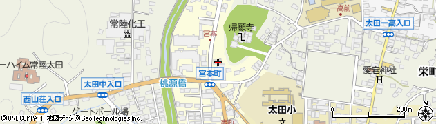 茨城県常陸太田市宮本町357周辺の地図