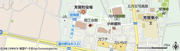 芳賀町商工会周辺の地図