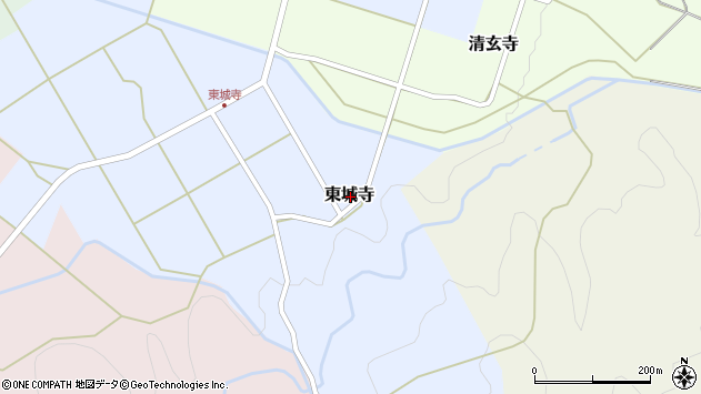 〒932-0246 富山県南砺市東城寺の地図