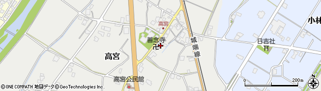 富山県南砺市高宮1087周辺の地図