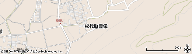 長野県長野市松代町豊栄周辺の地図