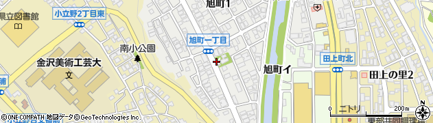石川県金沢市旭町周辺の地図
